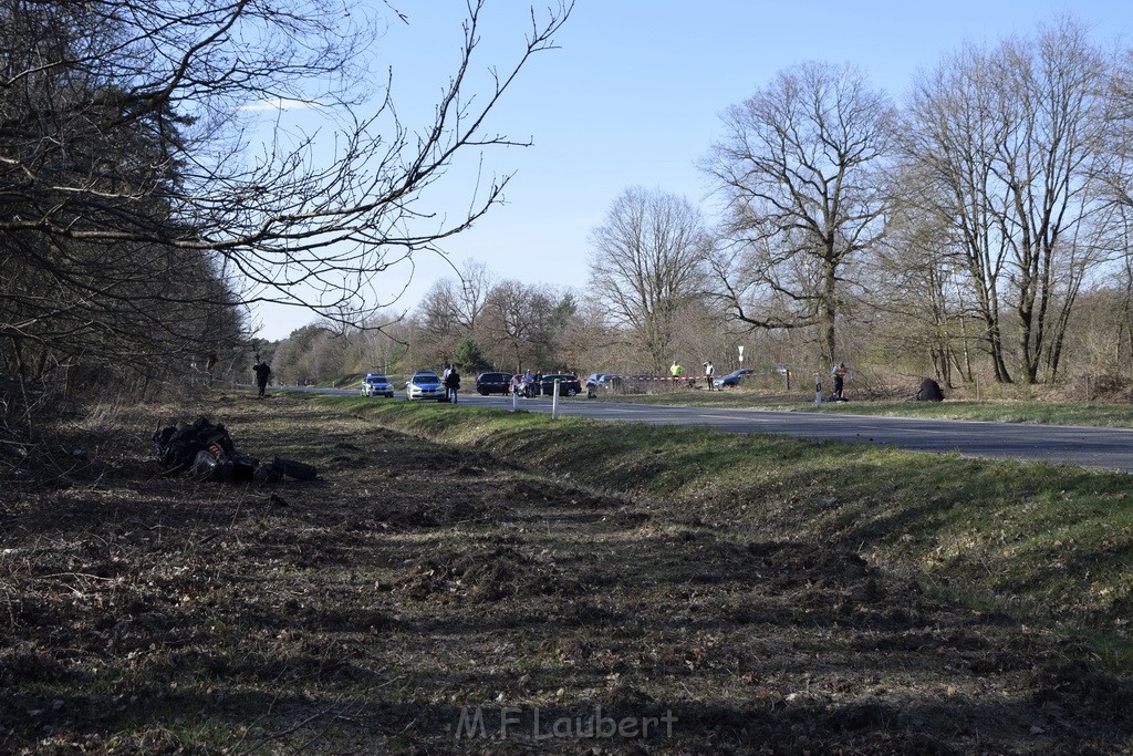 Schwerer VU Krad Fahrrad Koeln Porz Alte Koelnerstr P128.JPG - Miklos Laubert